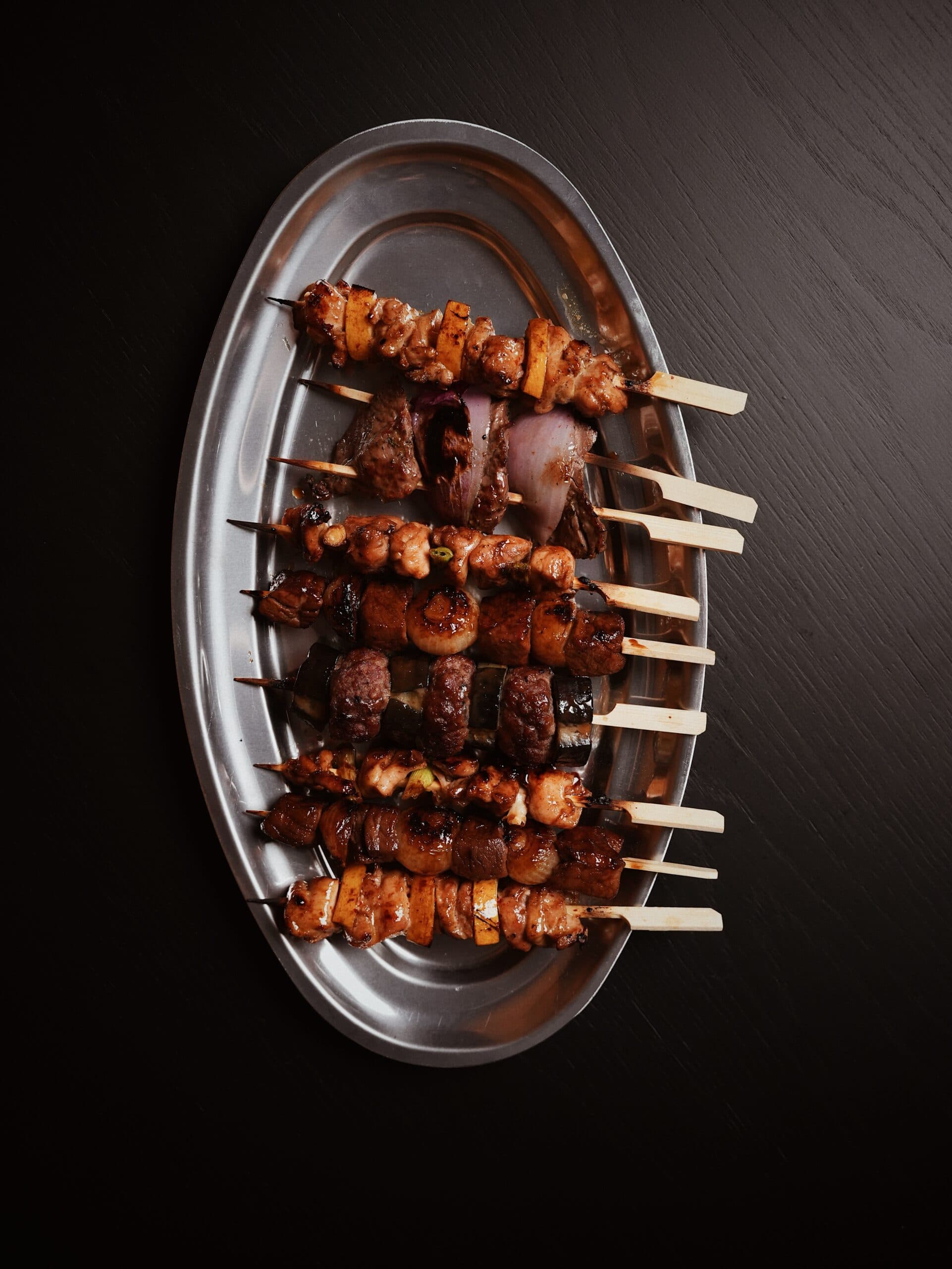 Robata skewer platter
