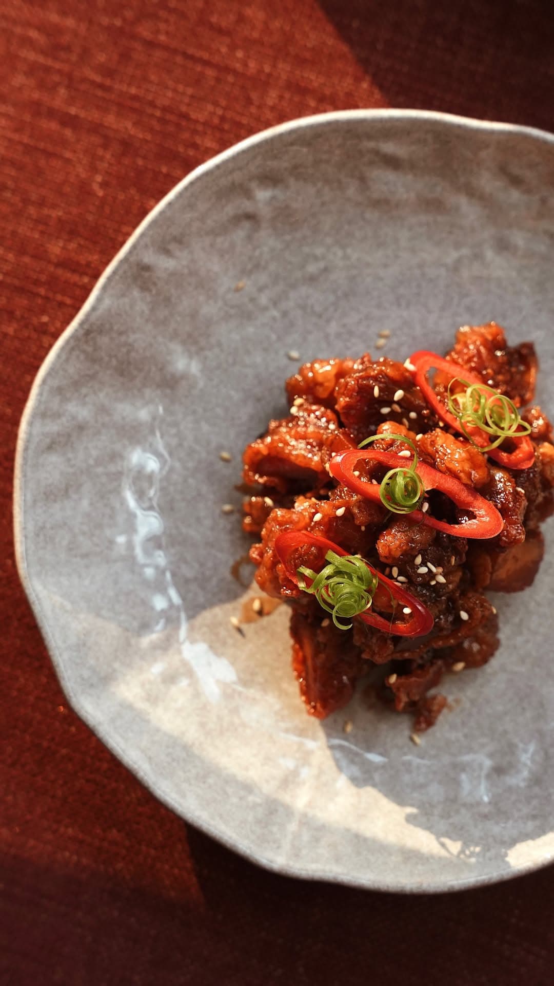 Spicy glazed tenderloin